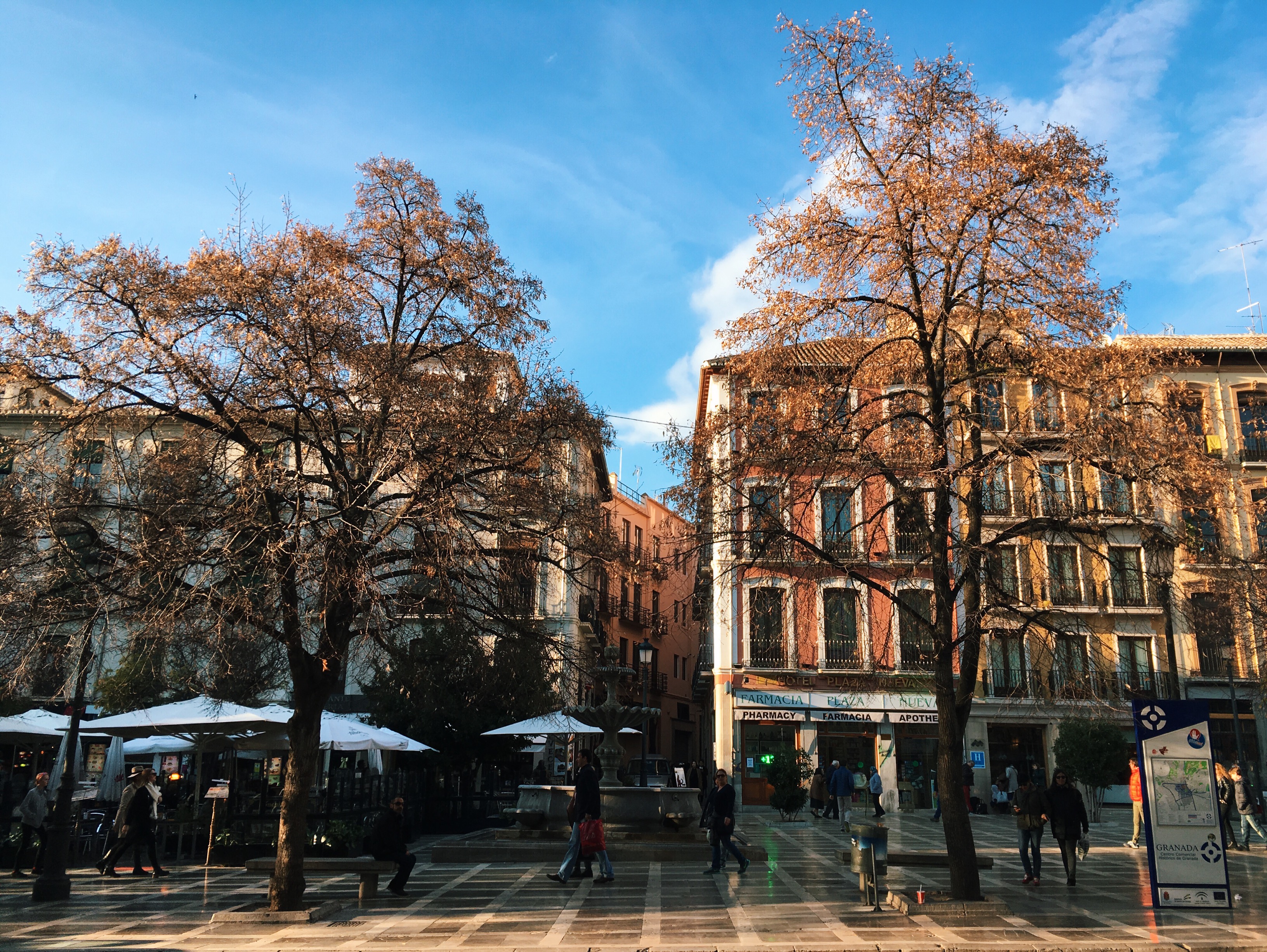 Plaza de Santa Ana. Granada City Centre.