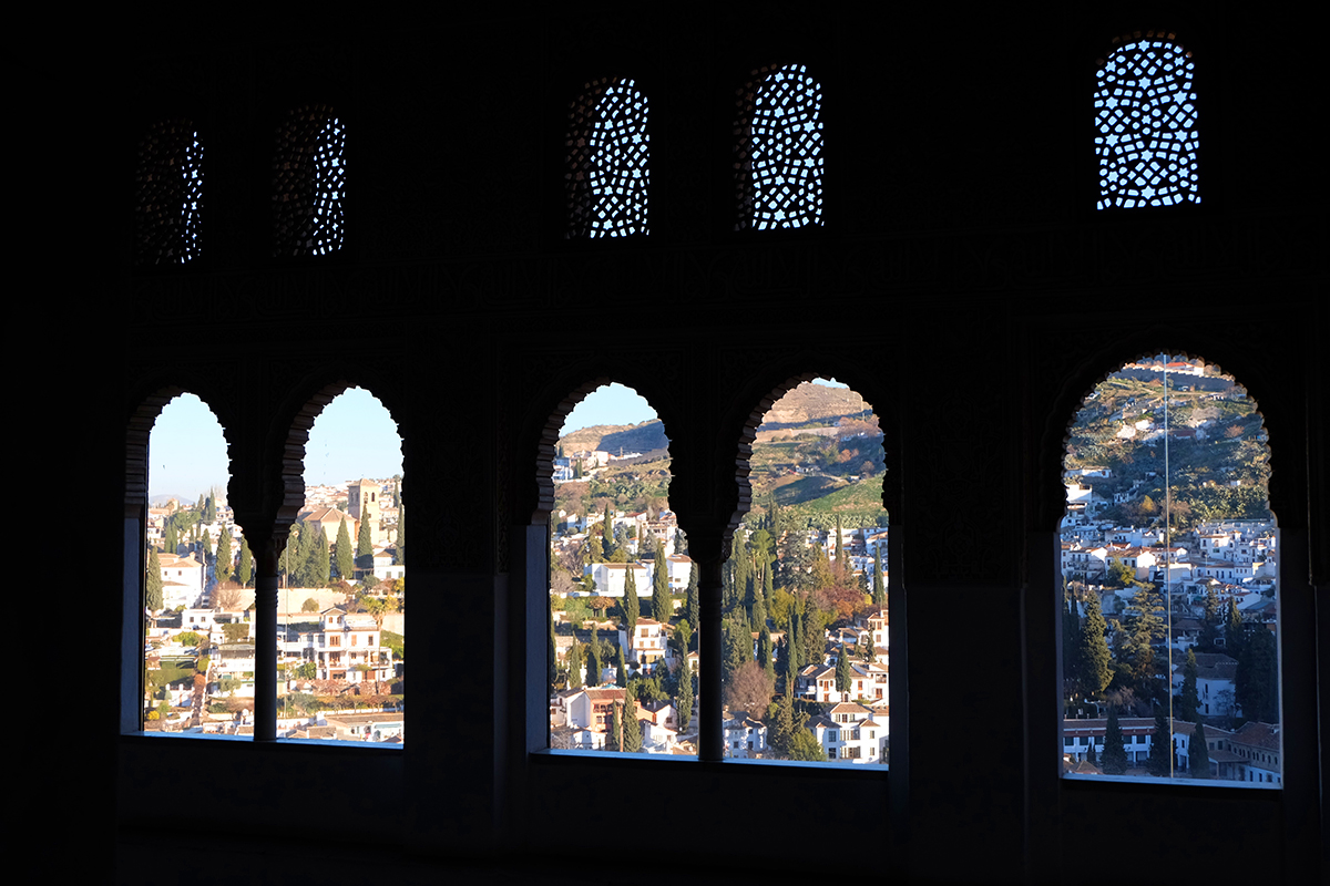 View of the Albaycin from the Mexuar.