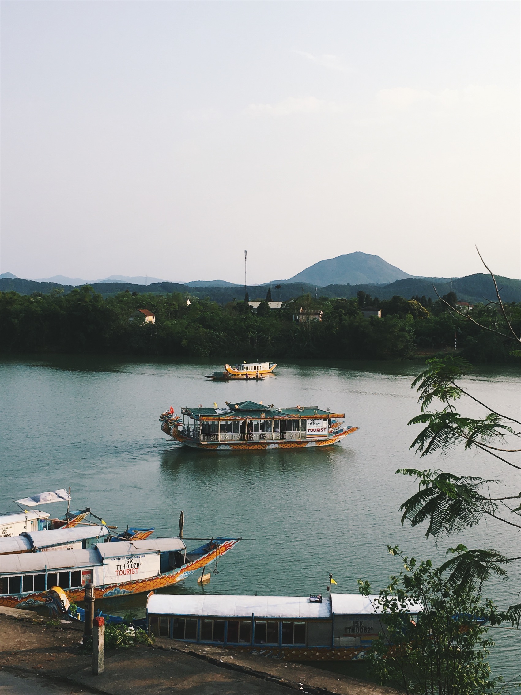 The banks of the Perfume River in Hue. 