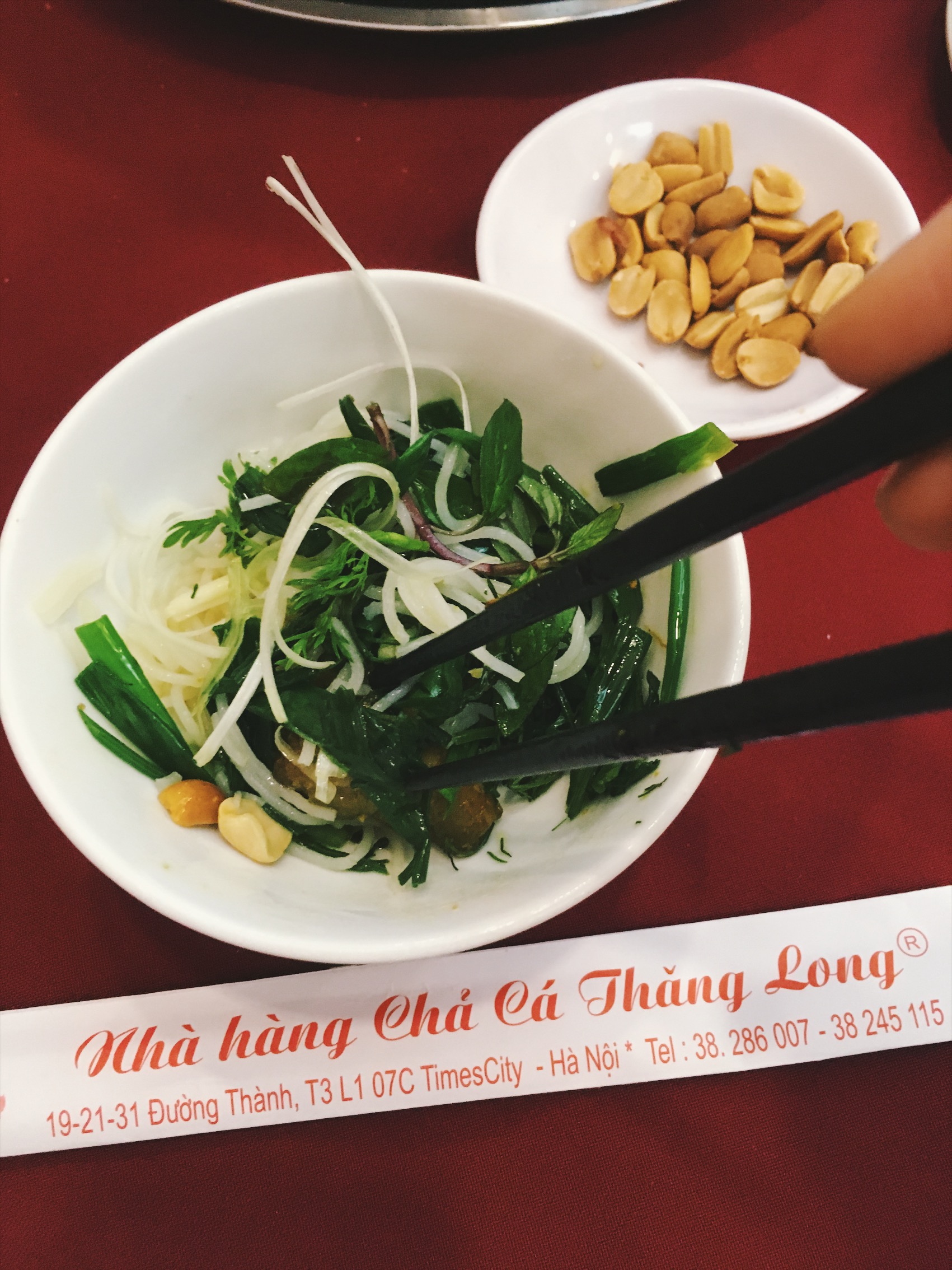 Amazingly tasty this typical Hanoian dish: Cha Ca.