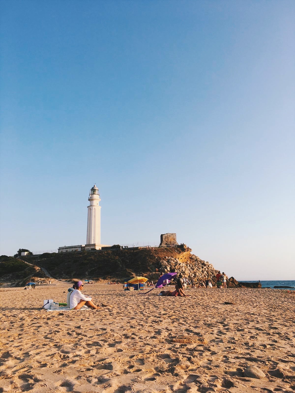 Waiting by the lighthouse.