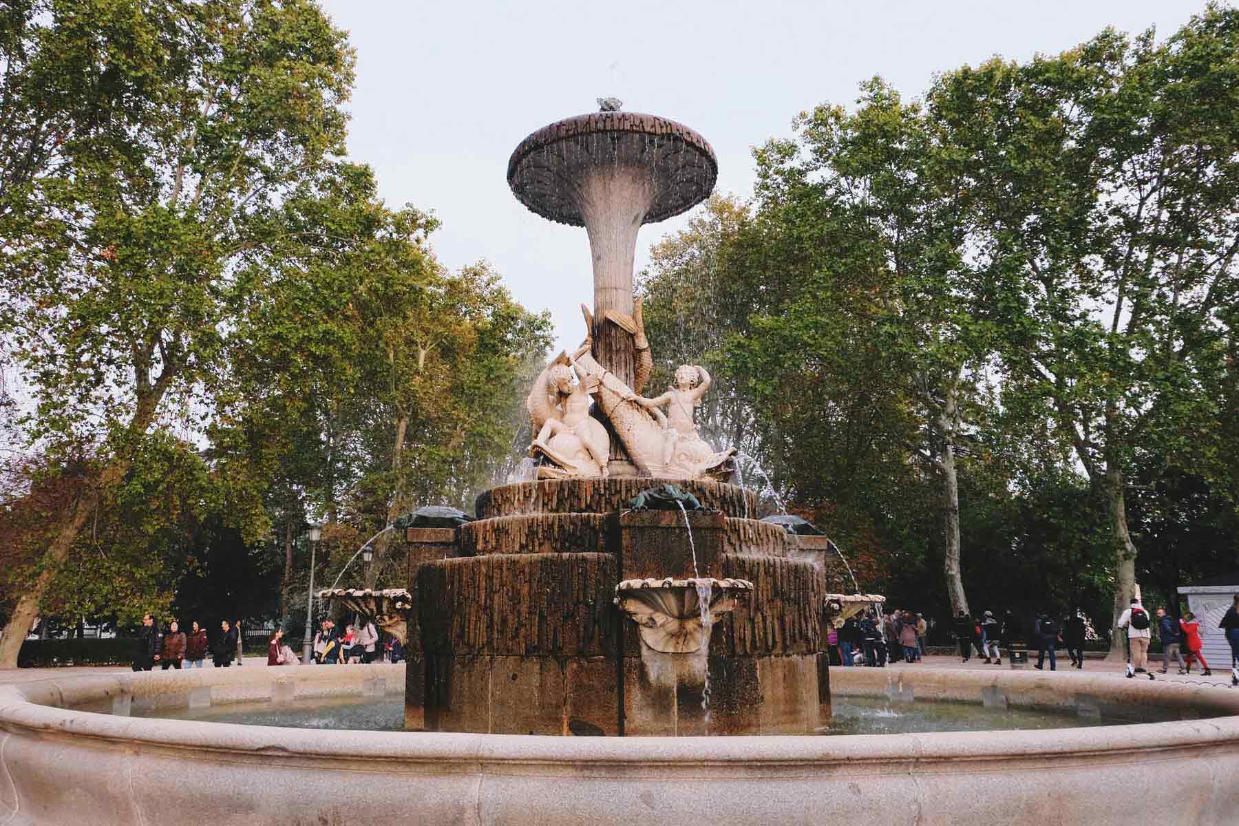 This is the fountain near the main entrance. 