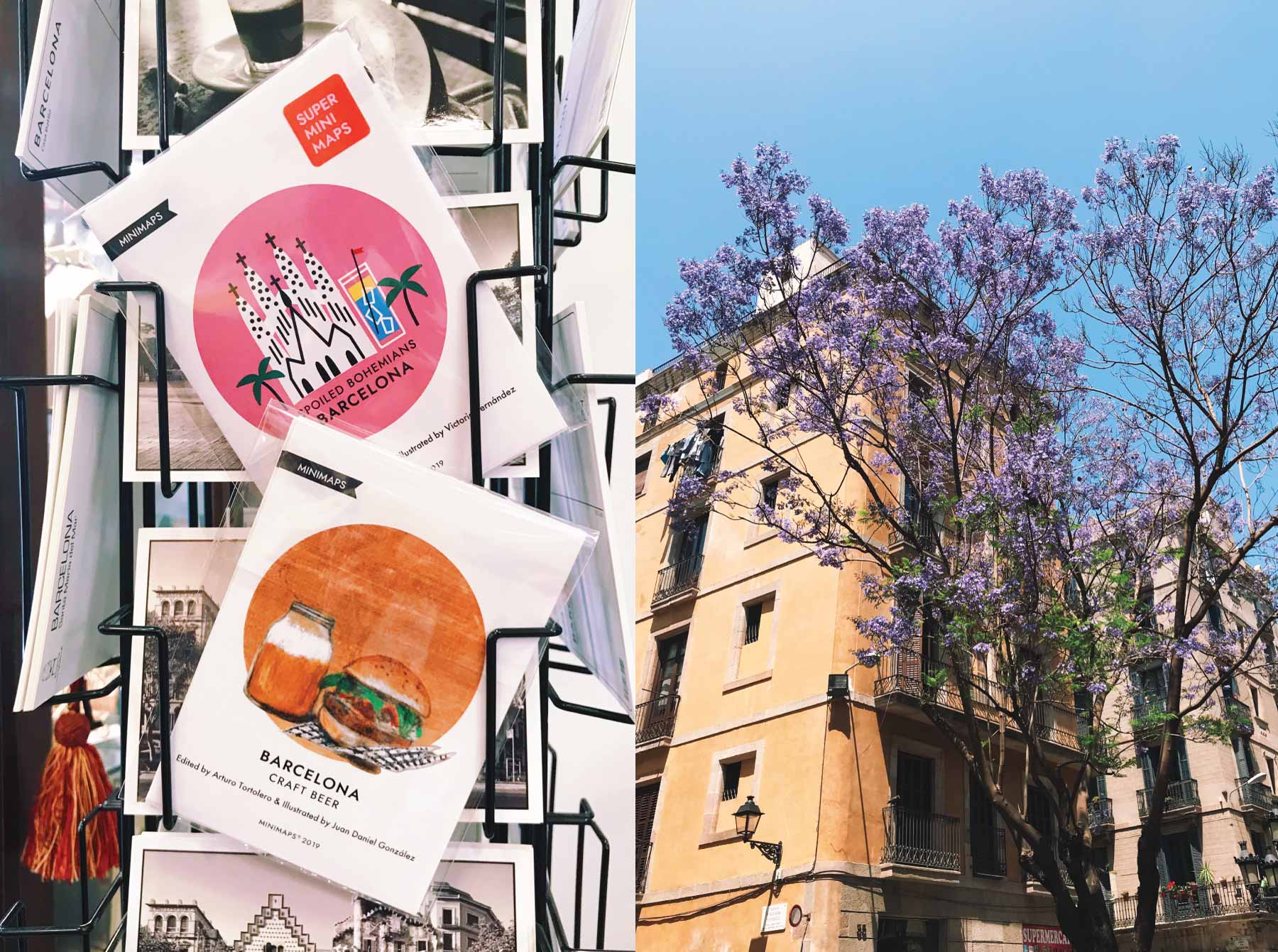 Two Barcelona Minimaps are available for you: Spoiled Bohemians & Craft Beer. 