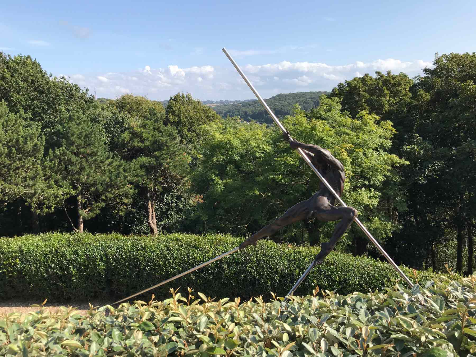 The terrace of Jardin d’Amont is the highest vantage point of Les Jardins d'Étretat.